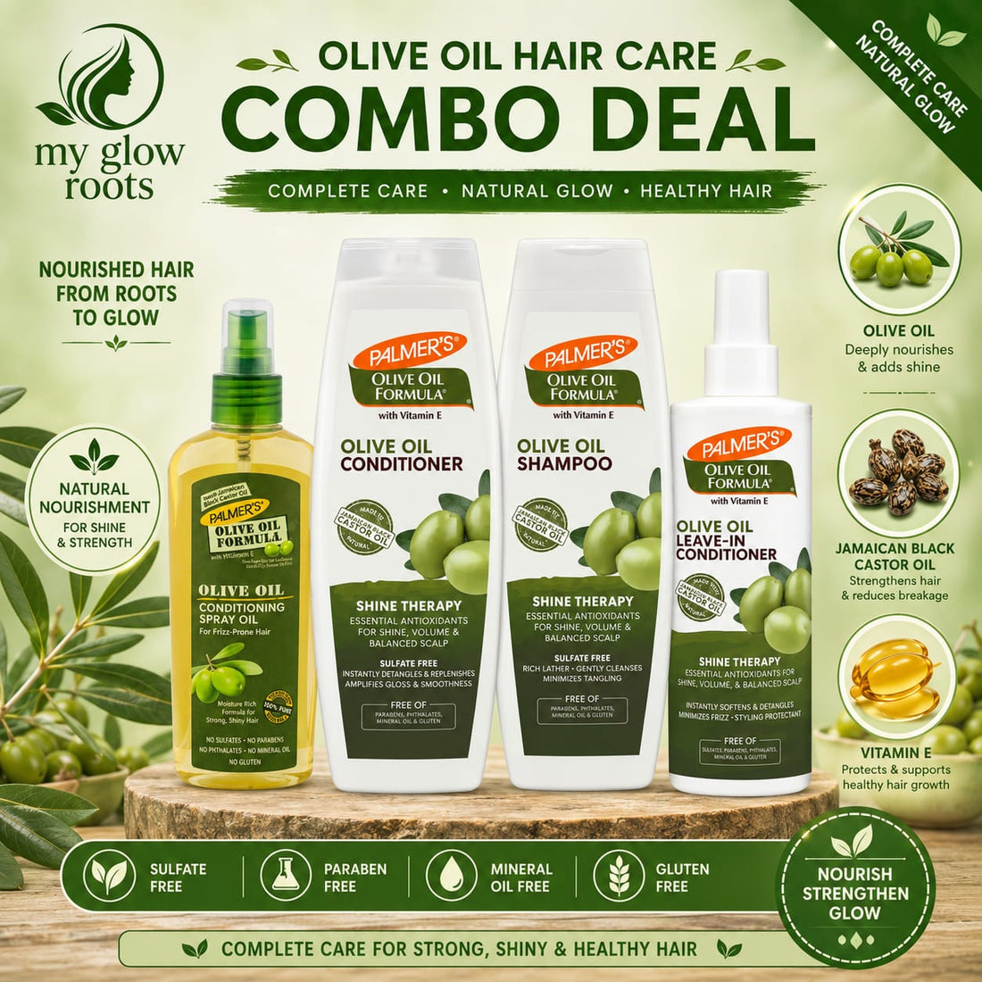 Palmer's Olive Oil Complete Hair Care Combo