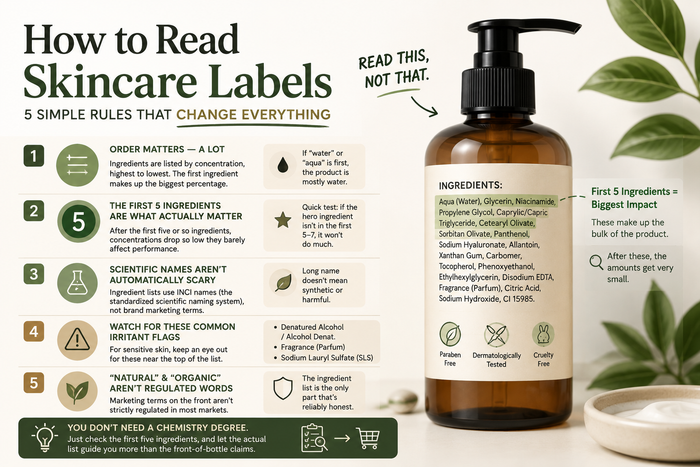 How to Read a Skincare Ingredient Label (Without a Chemistry Degree)