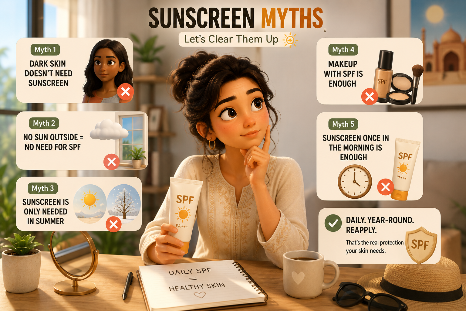5 Sunscreen Myths That Are Damaging Pakistani Skin