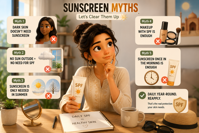 5 Sunscreen Myths That Are Damaging Pakistani Skin