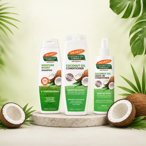 Coconut Hair Care Combo – Shampoo, Conditioner & Treatment | MyGlowRoots